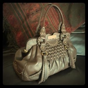 Lockheart Genuine Leather magnetic Snap tote